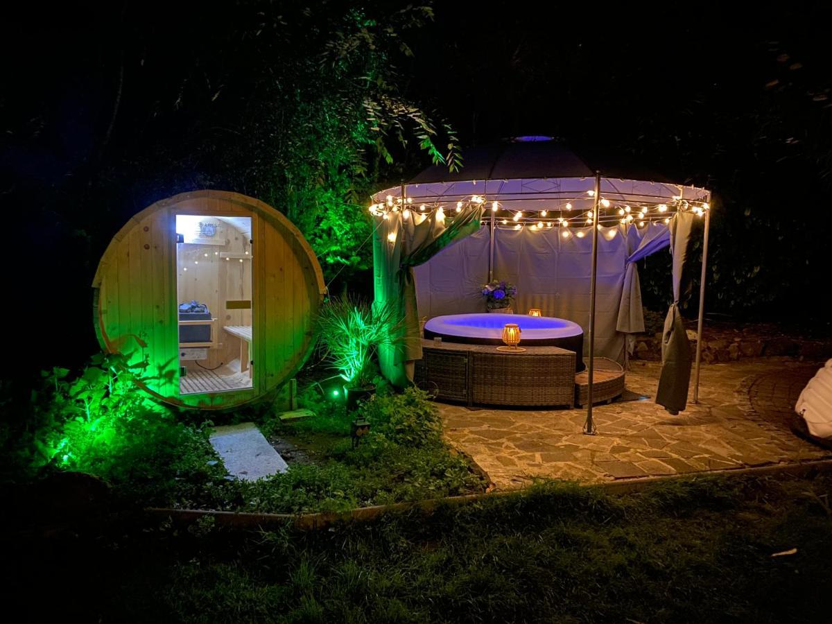 Ferienvilla Whirlpool Fasssauna Direkt Am Rhein Gotterswickerhamm Luaran gambar